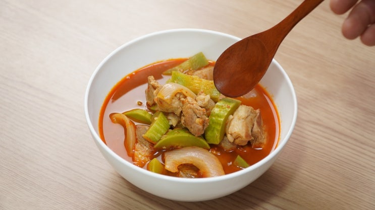 안산의 광주식 애호박찌개 만드는 법