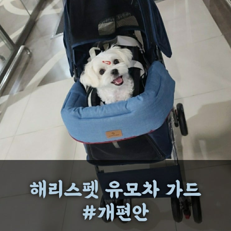  강아지유모차가드 인싸템으로 편안함 찾았어요_해리스펫