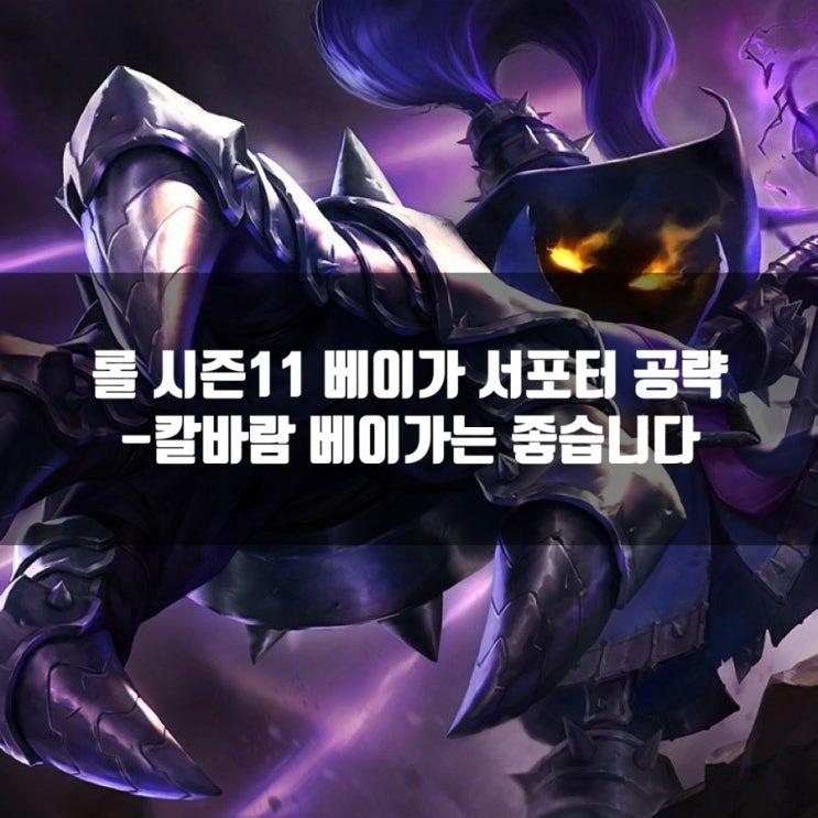롤 서폿 베이가룬및 칼바람베이가 공략 롤 서폿 베이가룬및 칼바람베이가 공략