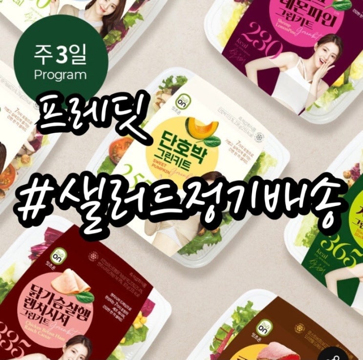  [샐러드 정기배송] 프레딧샐러드 / 매일매일 신선한 샐러드를 무료배송으로 !!
