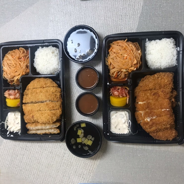  오랜만에 봐서 반가운 배터지는생동까스 유성점에서 돈가스 시켜 먹기!