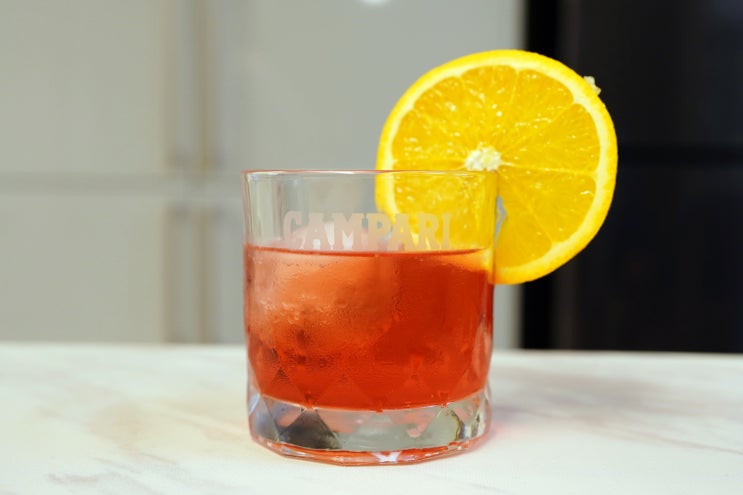  이탈리안 리큐르 CAMPARI 캄파리 하이볼 칵테일 만들어 먹는 법!