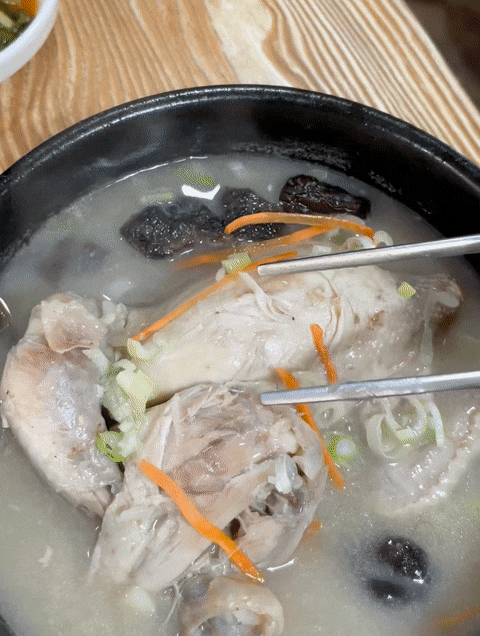  [대전 송촌동 맛집] 신대산 식당 , 국물이 끝내주는 능이 삼계탕!!