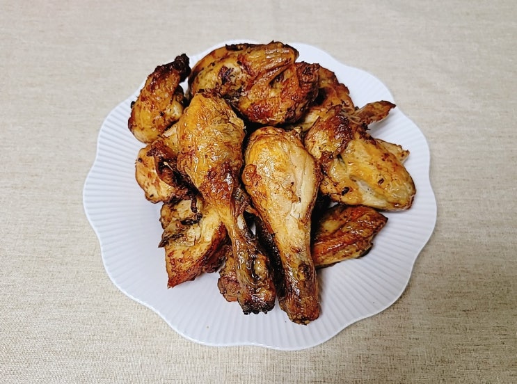  에어프라이어 치킨, 겉바속촉 하림 조각닭 후기