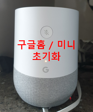 구글 홈 ( Google Home) & 구글 미니 (Mini) 초기화 방법