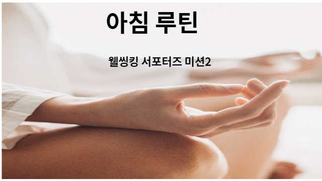  웰씽킹 서포터즈 미션 2