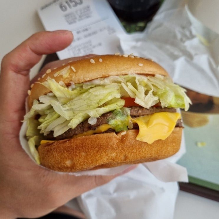  맥도날드 창녕갈릭버거 가격 솔직후기-맥도날드충남아산DT점