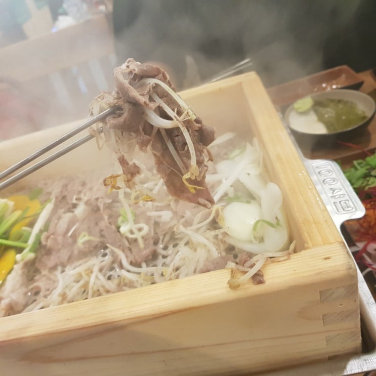  제주도 노형동에 있는 샤브샤브 무한리필 일공공샤브 편백찜 100세 편백찜 먹고왔어요