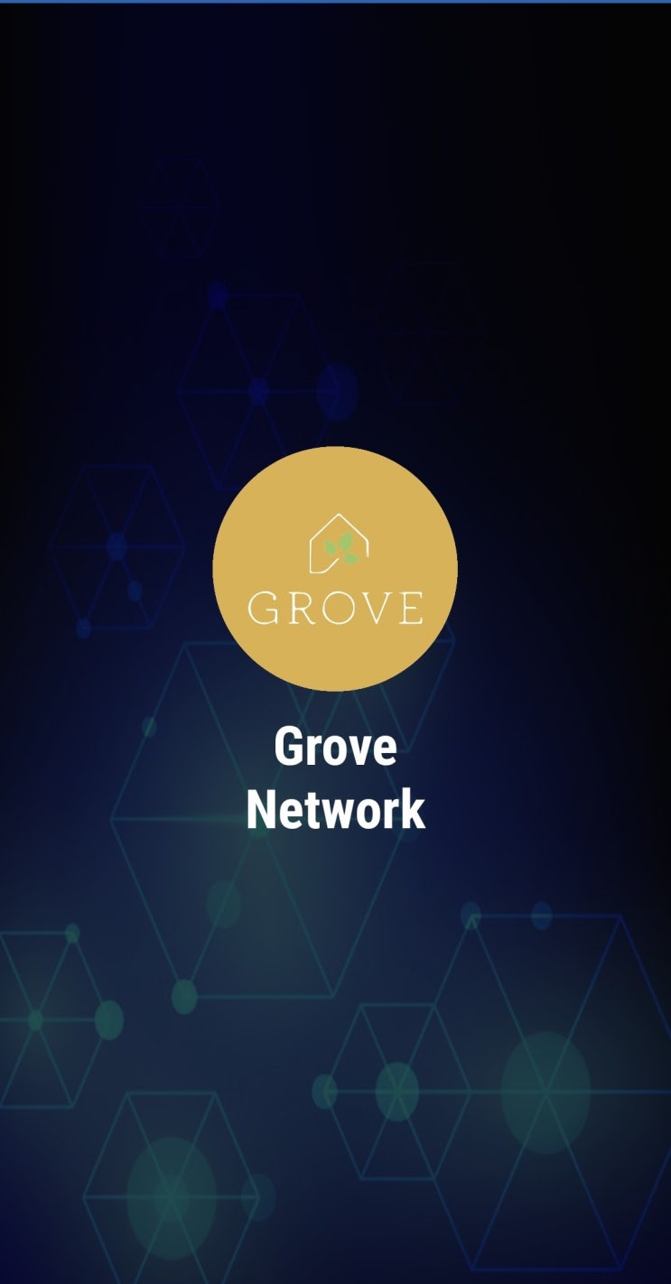  극초기 채굴어플 " GROVE Network" 