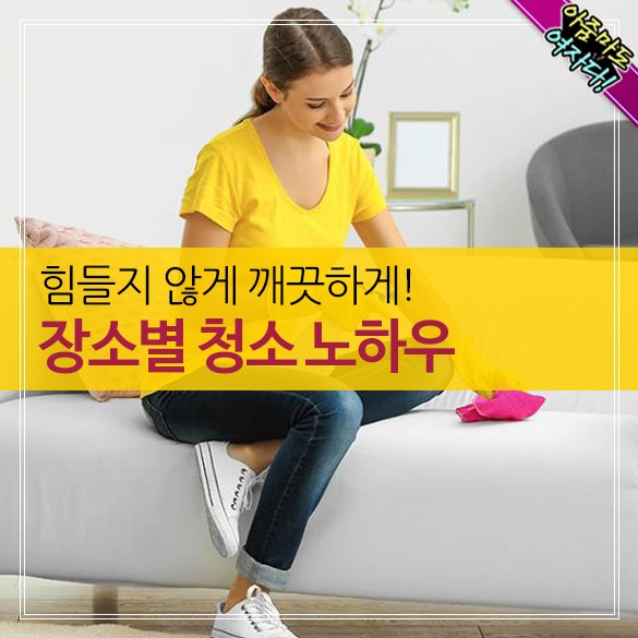  장소별 청소 노하우