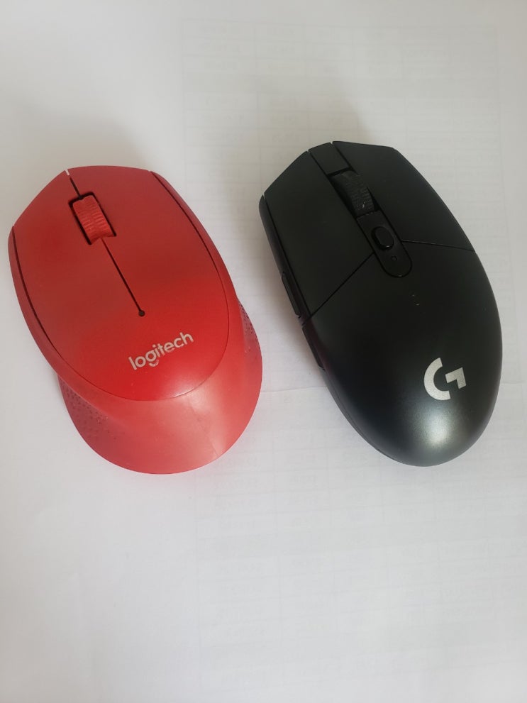  로지텍 가성비 무선마우스 G304(G305) 추천 보급형과 최고급형 중간의 밸런스 좋은 제품