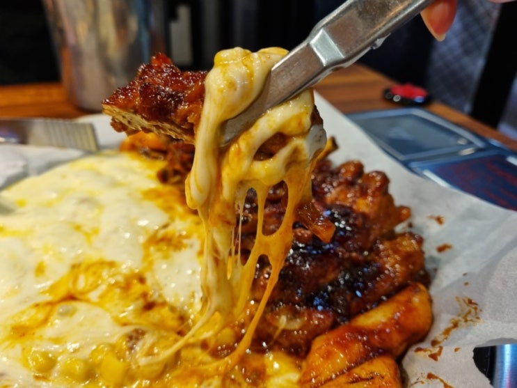  제주 만나고쪽갈비 치즈폭탄 치즈등갈비 먹은 노형동맛집