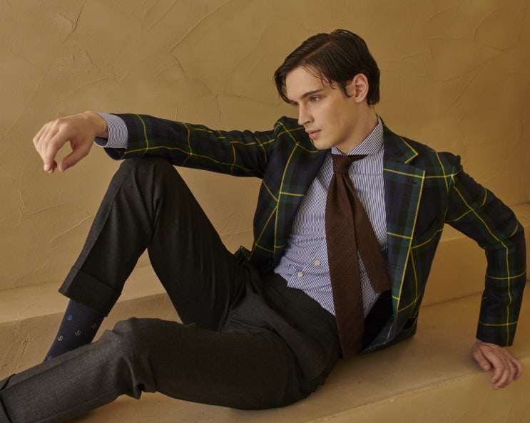  2021 POVONE LOOKBOOK <tartan check jacket>
