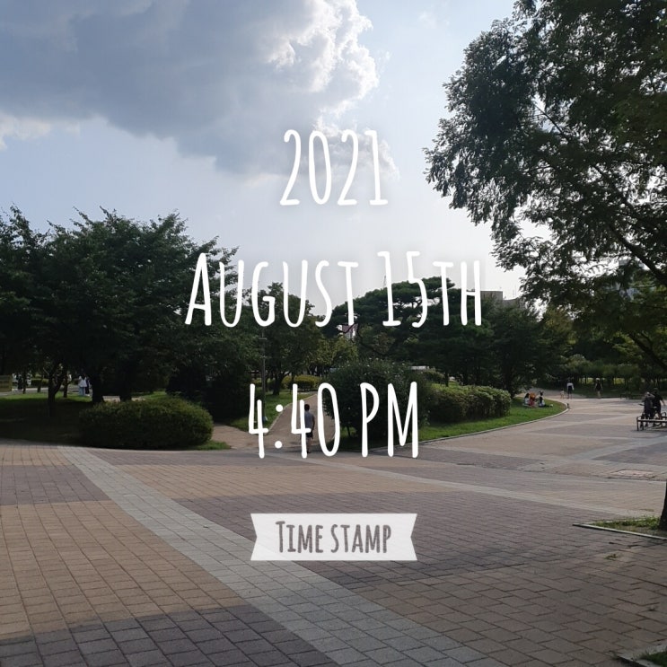  2021.08.15. 일요일 체크.