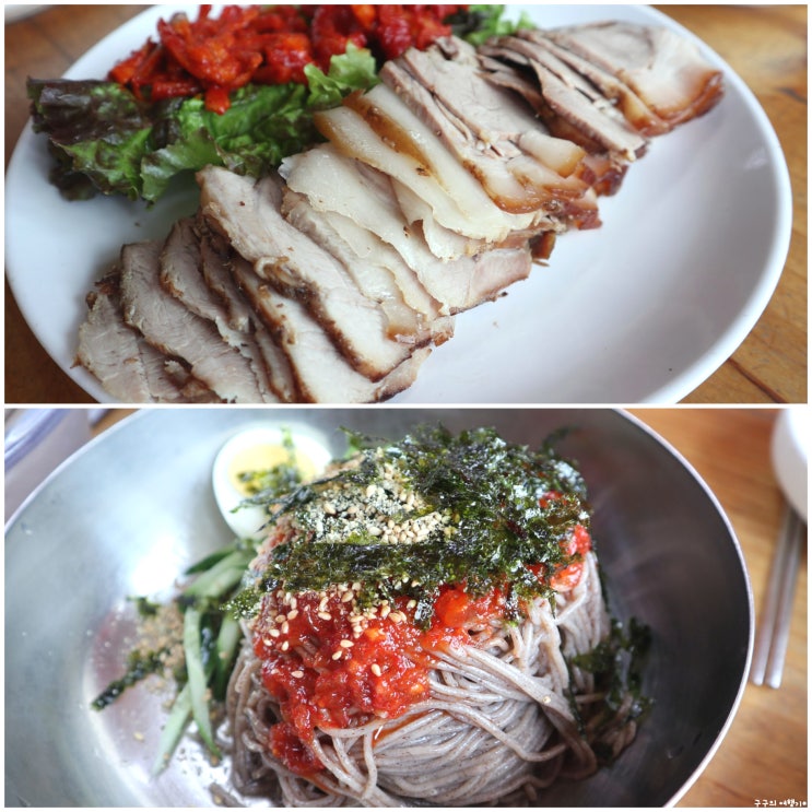  영광정 메밀국수 :: 양양 수요미식회 맛집 / 메밀국수에 수육 한 점!