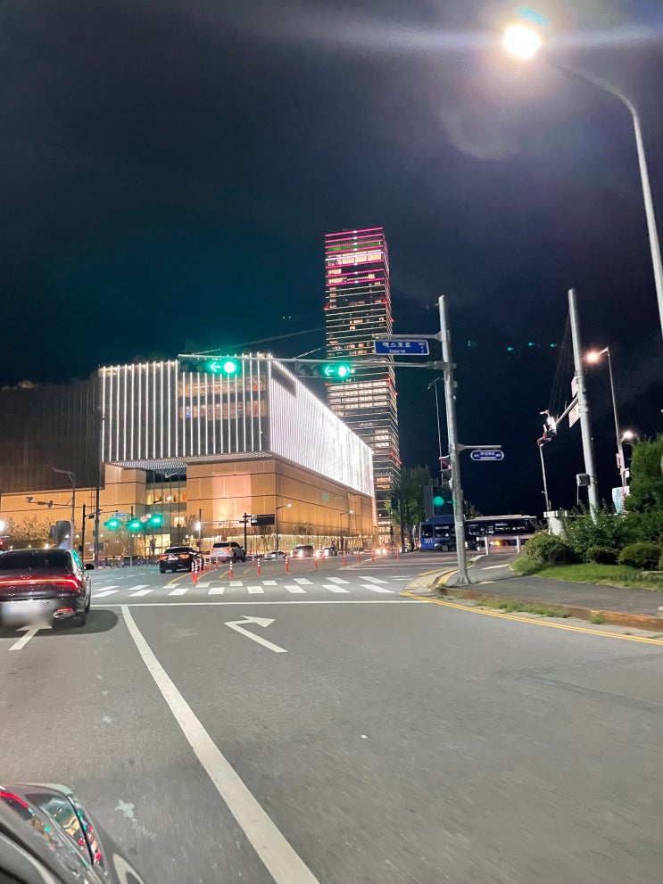  대전 야경~ 신세계백화점 야간 점등, 엑스포공원