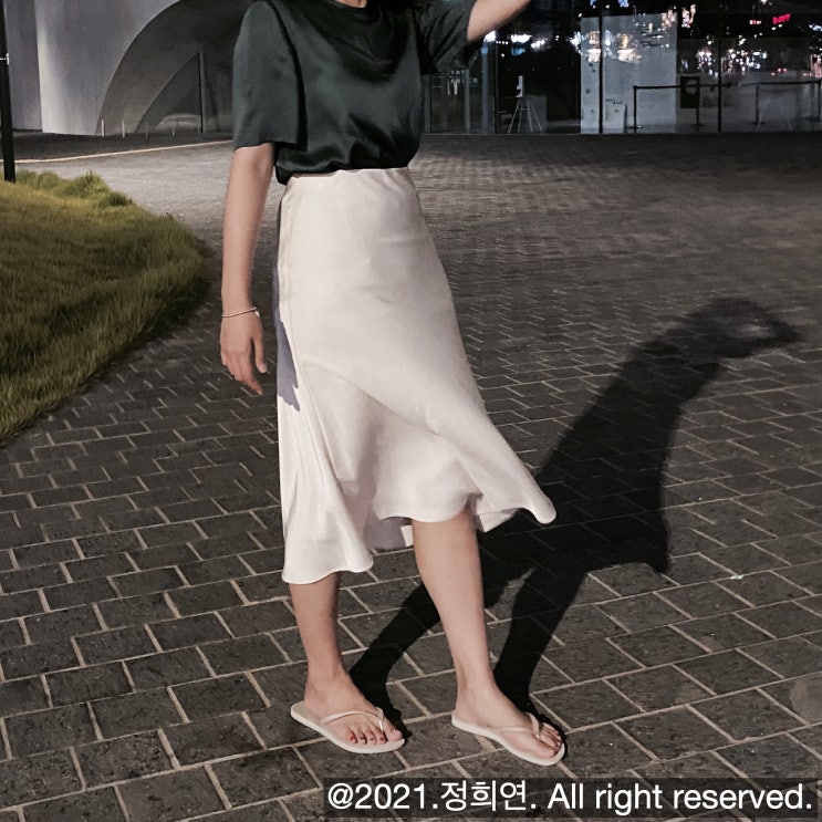  메르시비앙 칼라스커트 블랙, 크림  구매 후기