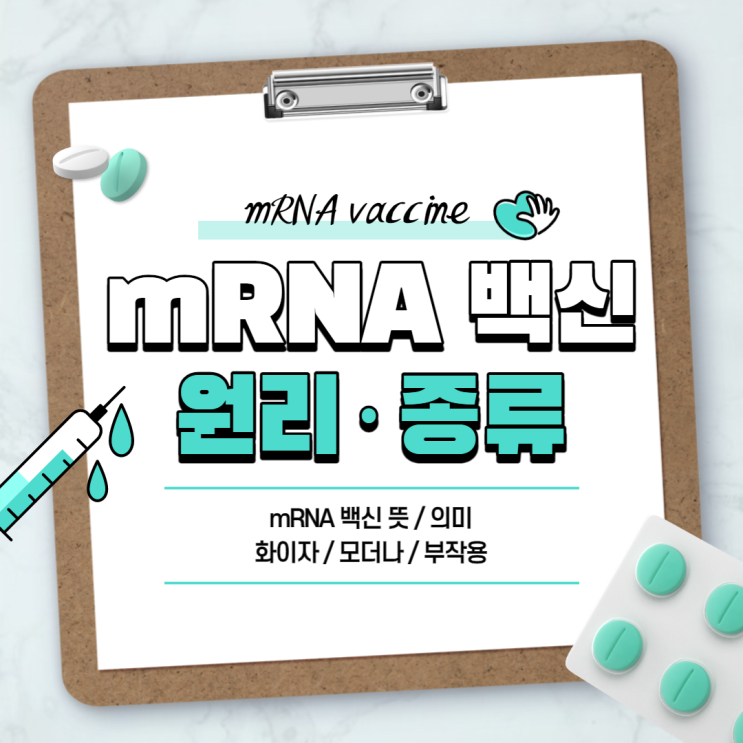  mRNA 백신 원리, 종류 및 부작용 【#화이자 #모더나 #뜻】