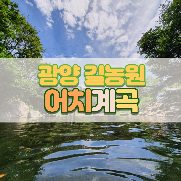  광양 어치계곡 - 백운산 길농원 으로 가다 !!