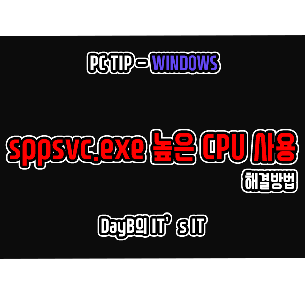 sppsvc.exe는 무엇이며, 높은 CPU 사용량 해결 방법은? sppsvc.exe는 무엇이며, 높은 CPU 사용량 해결 방법은?