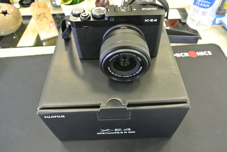 용산 유튜브용 카메라 후지필름 X-E4 미러리스 카메라 저렴한 가격에 구입한 후기