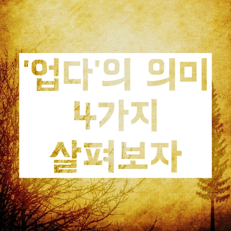 등에 업다 vs 등에 엎다 :: 뭐가 맞는 맞춤법이지? : 네이버 블로그