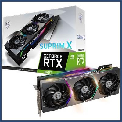 MSI 지포스 RTX 3070 Ti 슈프림 X D6X 8GB 트라이프로져2S 그래픽카드 소개