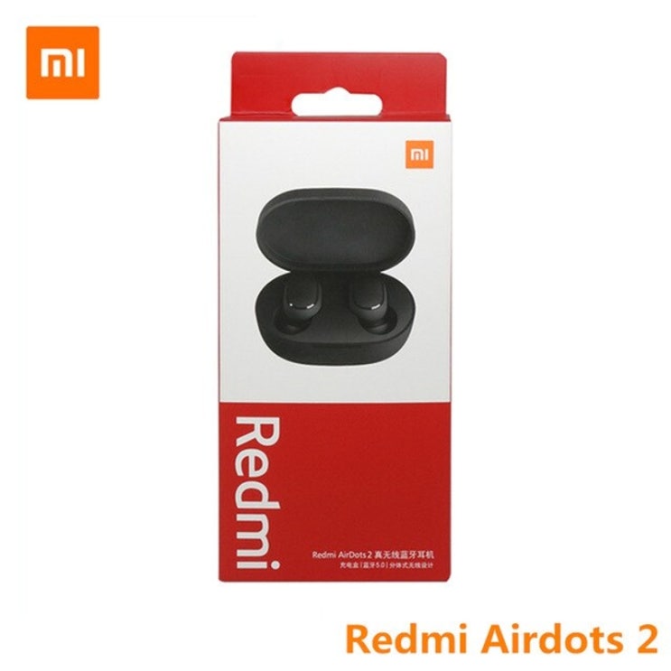 잘팔리는 Original Xiaomi Redmi Airdots 2 Airdots S 이어 버드 TWS 무선 블루투스 이어폰 스포츠 헤드폰 Xiaomi Phone Airdot 헤드셋