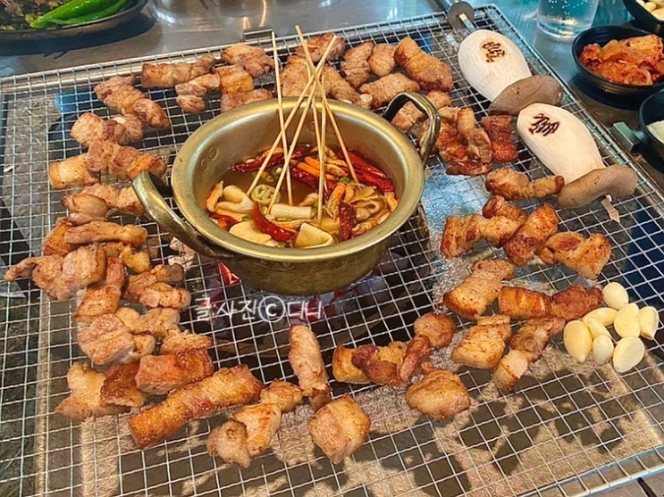  양산 빡돈! 캠핑장 느낌 고깃집에서 맛과 분위기에 취한 날!