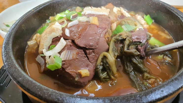  신부동 선지 해장국 2군데 비교