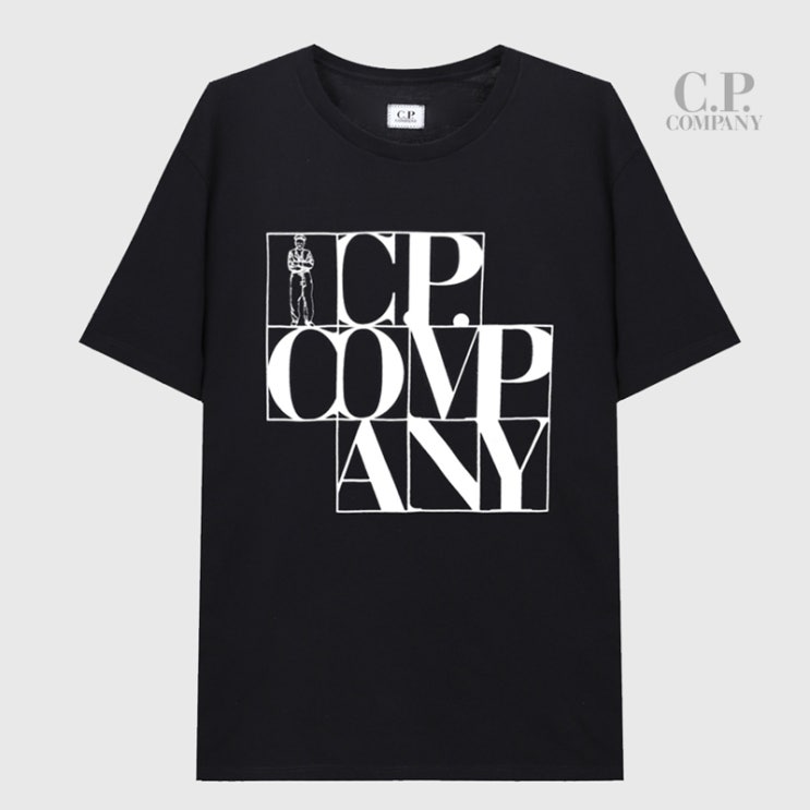 선택고민 해결 CP컴퍼니 21SS JERSEY 레터링 로고 반팔 티셔츠 BK ··· 선택고민 해결 CP컴퍼니 21SS JERSEY 레터링 로고 반팔 티셔츠 BK ···