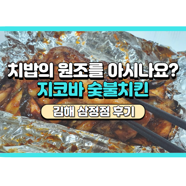  김해 숯불 치킨 맛집, 지코바치킨 삼정점 후기, 가격 정리