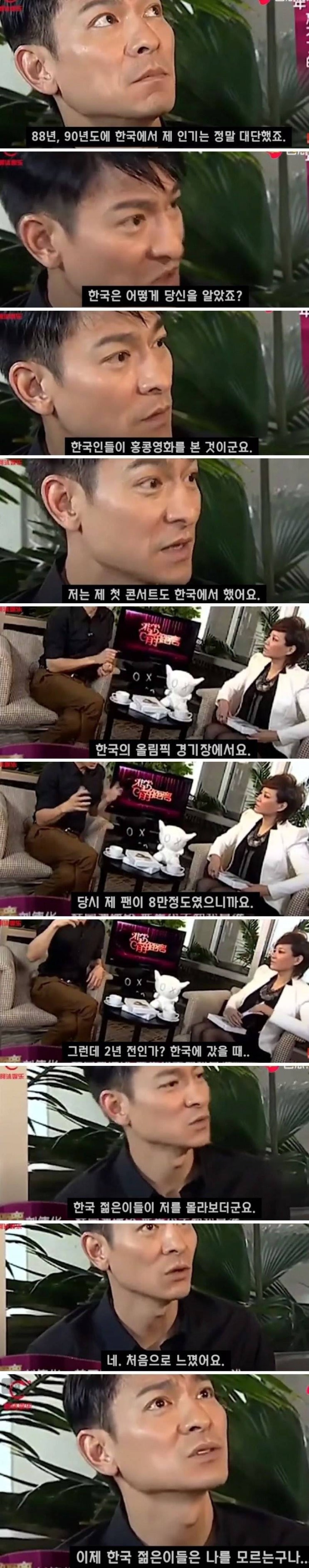  왕년에 한국에서 인기 대단했다는 분