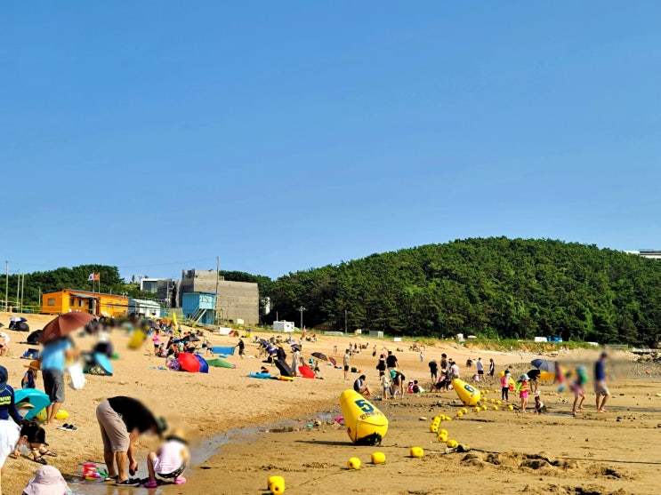  왕산 해수욕장_주차, 식당, 샤워, 화장실 등 편의시설 체크하고 가셔요