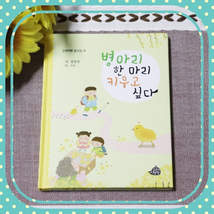 어른 아이들 동시집 추천 병아리 한 마리 키우고 싶다