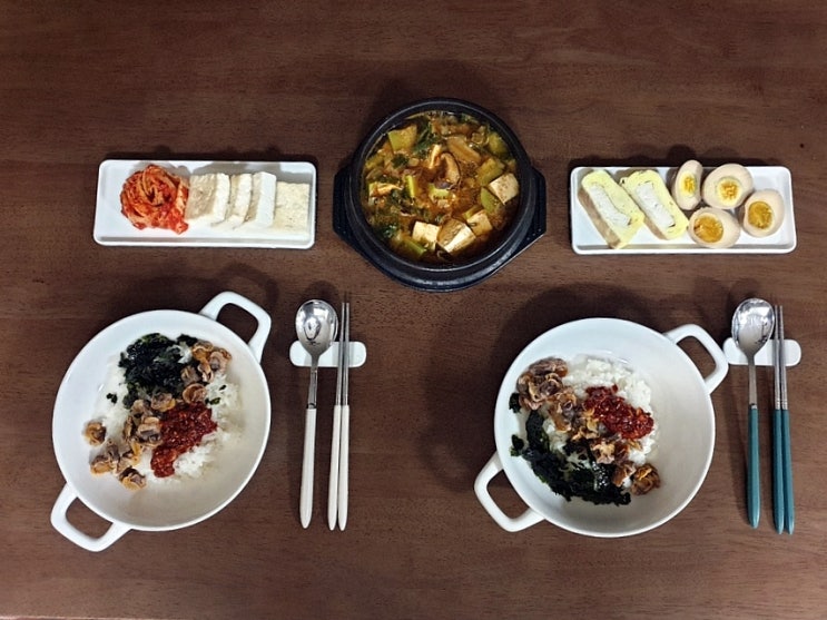  호불호 없는 식사 "꼬막 비빔밥" 만들기