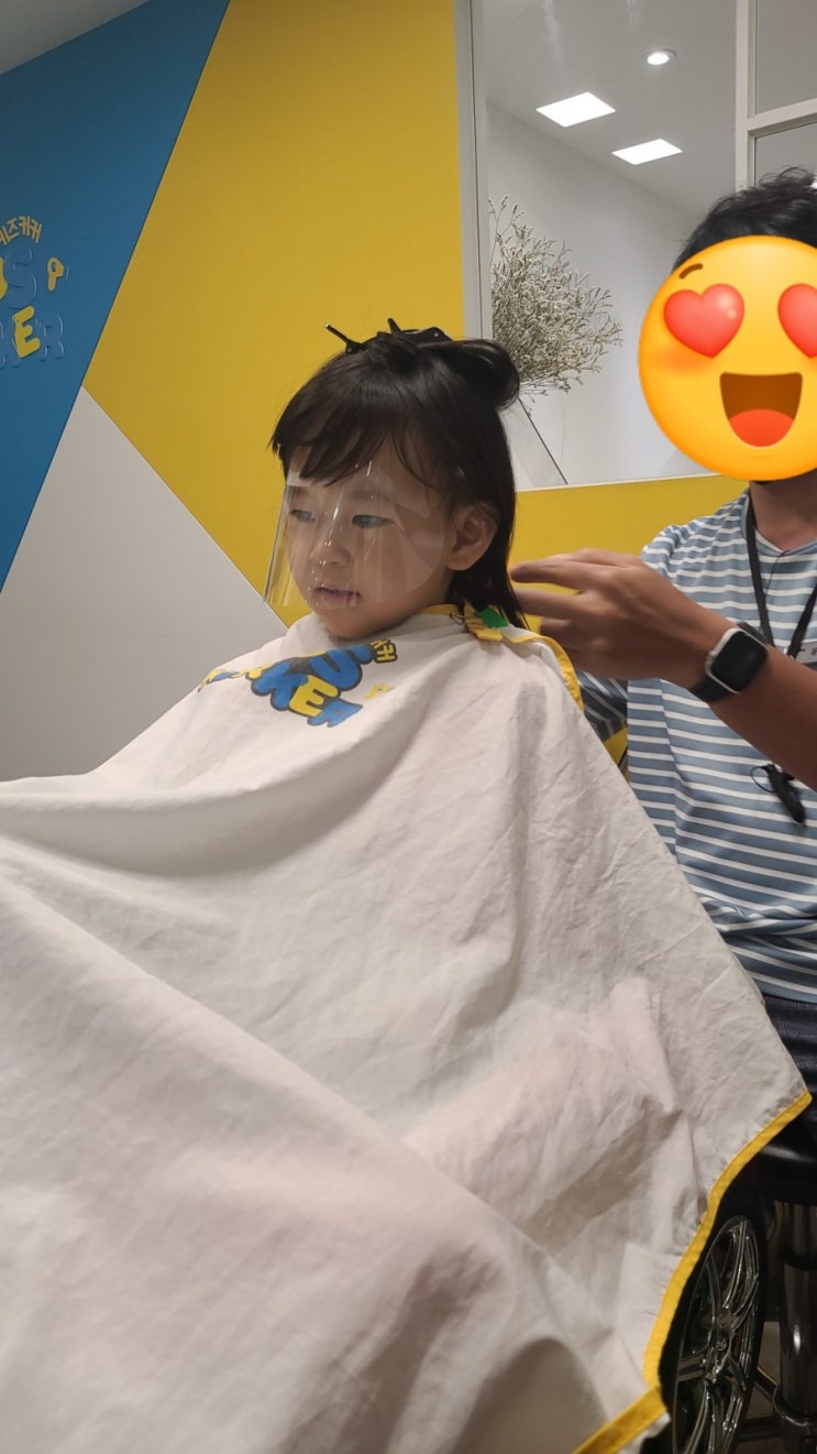  4살 미용실에서 머리 자르기!