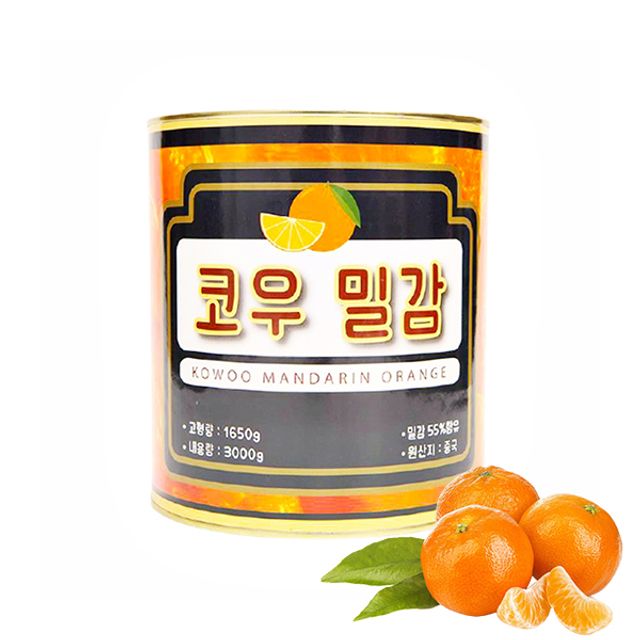 잘팔리는 밀감 샐러드 캔 코우 주스 대용량 카페 업소용 만다린 베이킹 음료 오렌지 3kg *B!ust, 1개, ※-해당 상품 선택하기-※ 추천합니다