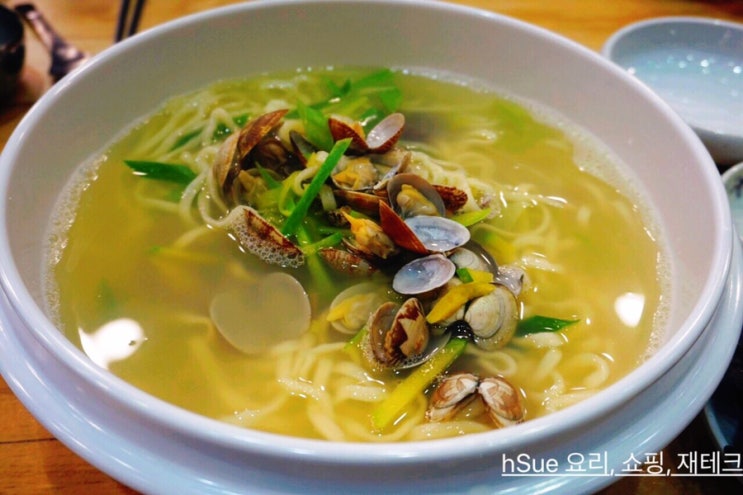  [생생 바지락 칼국수] 부산 남천동 국수 맛집, 국물이 맛있는 남천역 국수집