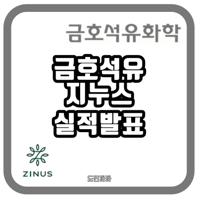  금호석유화학과 지누스 실적 발표 결과 - 역대 최대 실적 VS 실적 반 토막... 주가는 둘 다 하락세..