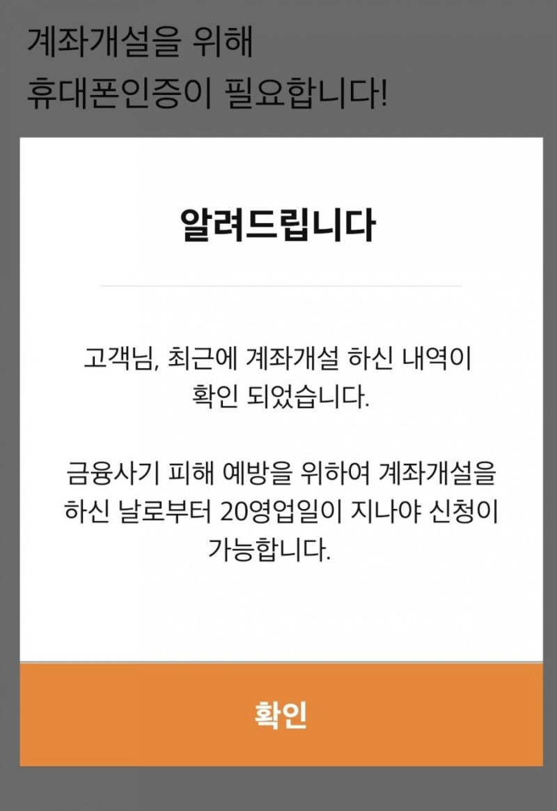 재테크_계좌개설 20일제한, 계좌개설일 확인하는 방법 : 네이버 블로그