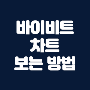  바이비트 차트 보는 방법 확인해 보세요