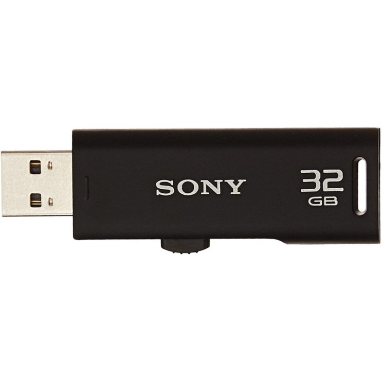 선호도 높은 개폐식 커넥터가있는 Sony USM32GR 32GB Microvault USB 플래시 드라이브 추천해요