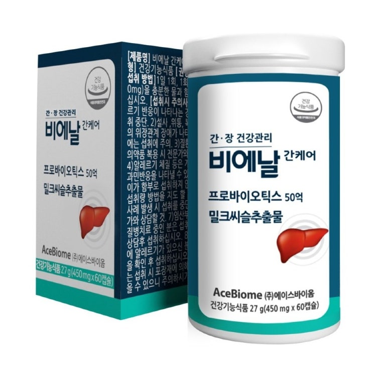구매평 좋은 BNR17 비에날간케어 밀크씨슬유산균 간건강 장건강 1개월 캡슐, 1박스, 450mg 60캡슐 ··· 구매평 좋은 BNR17 비에날간케어 밀크씨슬유산균 간건강 장건강 1개월 캡슐, 1박스, 450mg 60캡슐 ···