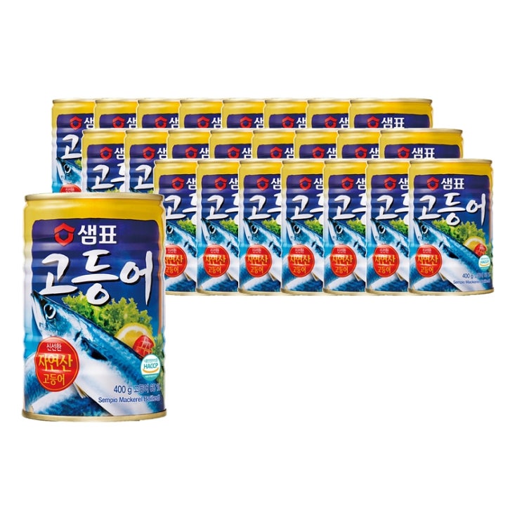 후기가 정말 좋은 샘표 원터치 고등어 통조림, 400g, 24개 ··· 후기가 정말 좋은 샘표 원터치 고등어 통조림, 400g, 24개 ···