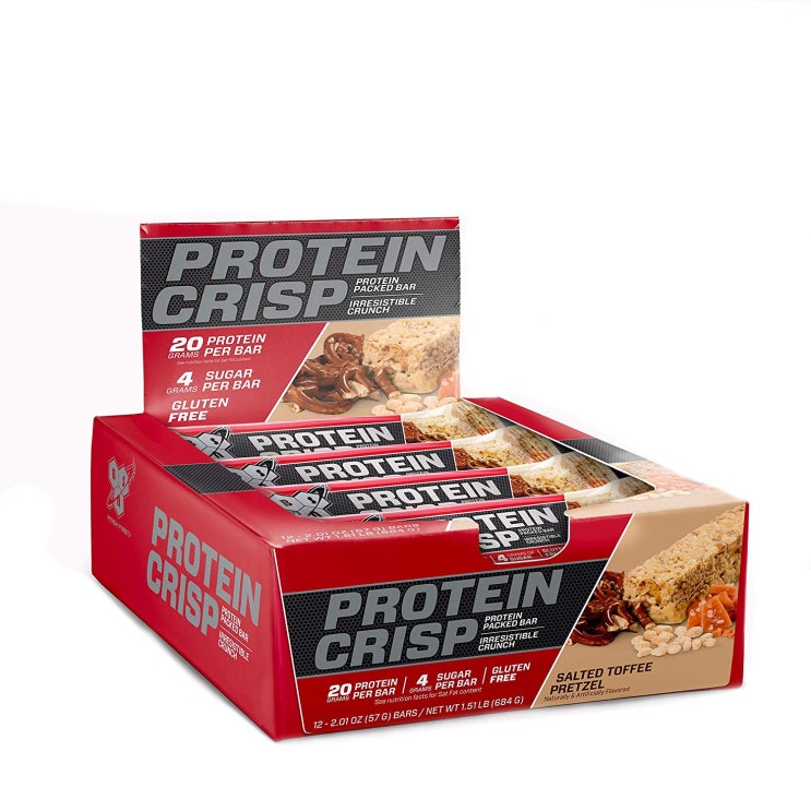 선택고민 해결 비에스엔 프로틴 크리스프 바 12개입, 1개, 솔티드 토피 프레젤(Salted Toffee Pretzel) 추천해요 선택고민 해결 비에스엔 프로틴 크리스프 바 12개입, 1개, 솔티드 토피 프레젤(Salted Toffee Pretzel) 추천해요