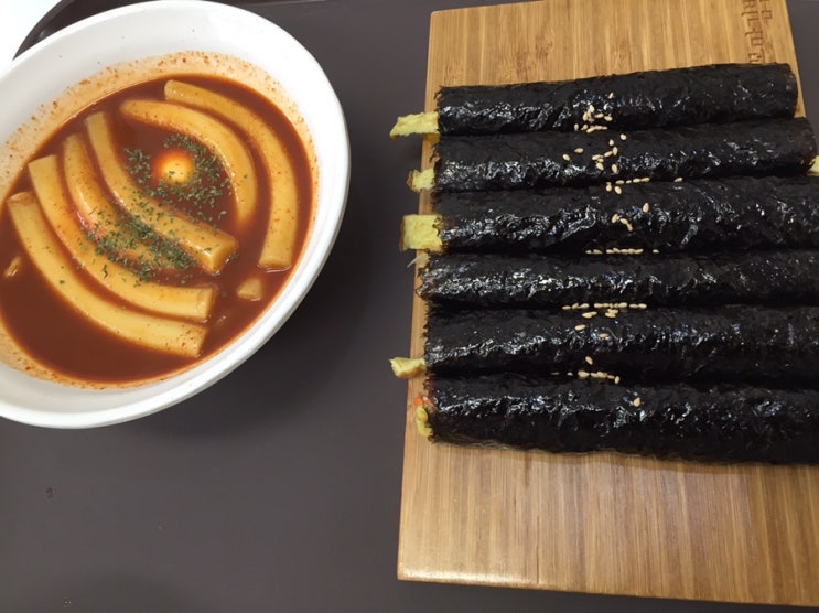  [문닫음][관평동 떡볶이] 아기와 함께 애플꼬마김밥