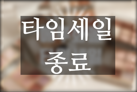  에루화몰 타임세일 8월 네 번째 진행 중 ~8월 16일까지