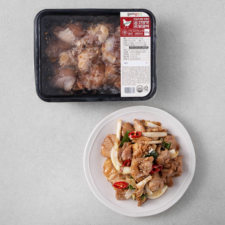 선호도 좋은 곰곰 국내산 닭을 사용한 간장맛 닭갈비 500g (냉장), 1개 ··· 선호도 좋은 곰곰 국내산 닭을 사용한 간장맛 닭갈비 500g (냉장), 1개 ···