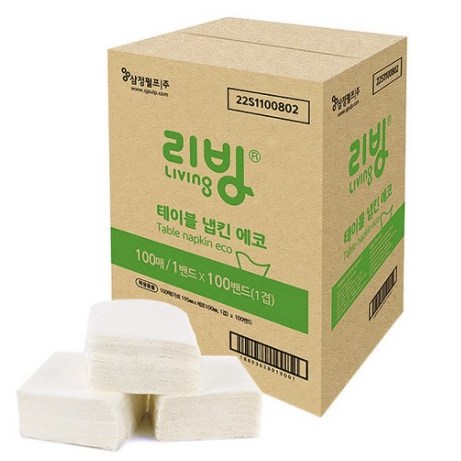 가성비갑 삼정펄프 리빙 테이블냅킨 에코 냅킨, 4박스 ··· 가성비갑 삼정펄프 리빙 테이블냅킨 에코 냅킨, 4박스 ···